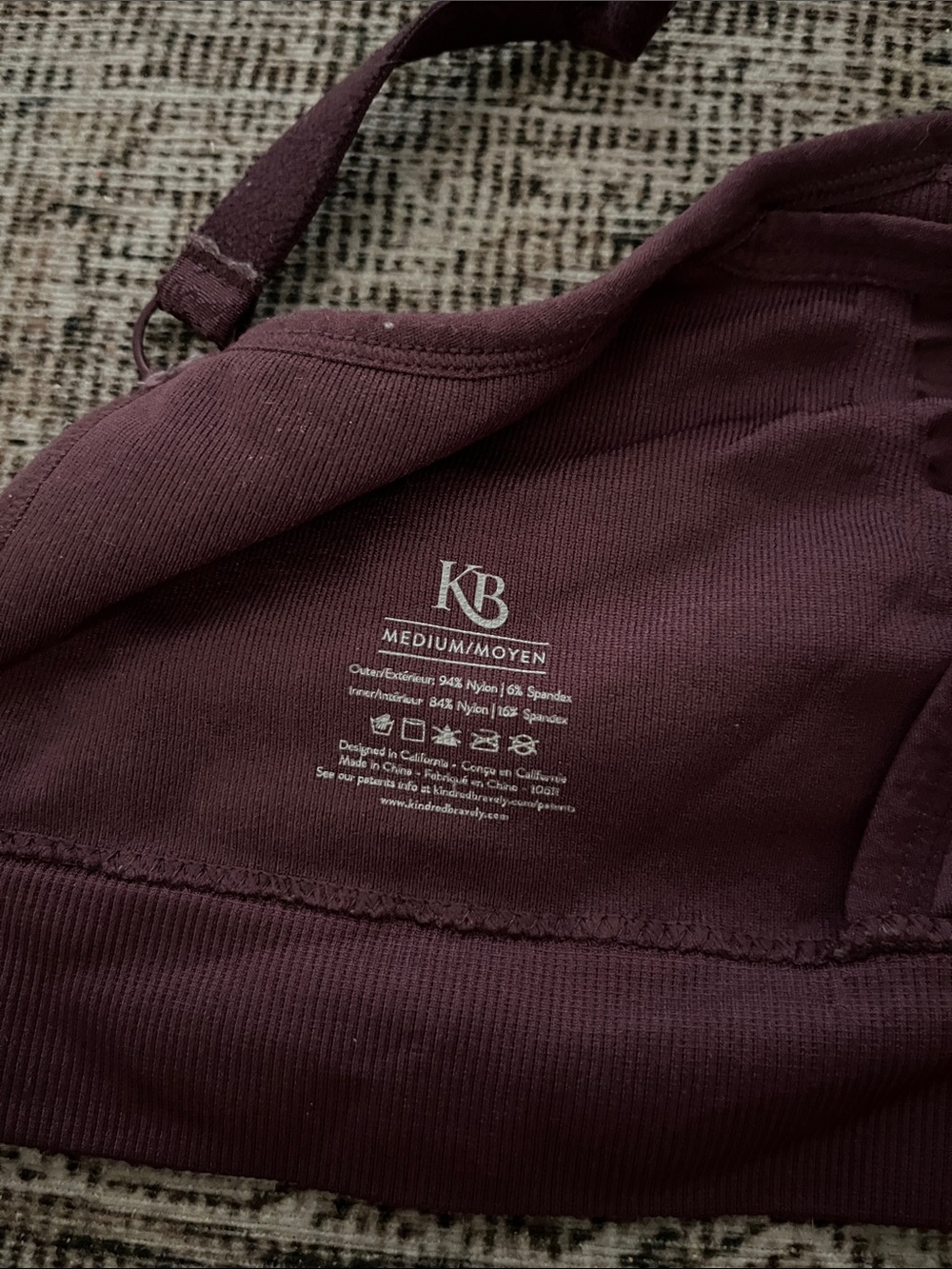 Kindred bravely Plum pump / nursing bra - Picture 2 of 2